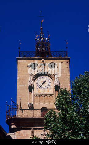 Uhrturm in Aix-En-Provence-Frankreich Stockfoto