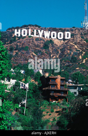 USA. Kalifornien. Los Angeles. Hollywood Zeichen. Stockfoto