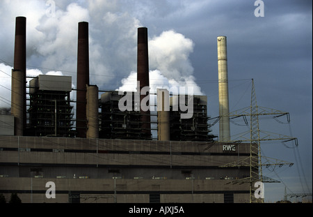 Neurath Kohle-Kraftwerk in der Nähe von Köln. Stockfoto