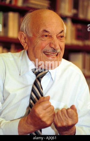 Veteran Nazi-Jäger Simon Wiesenthal in Wien, John Robertson Stockfoto