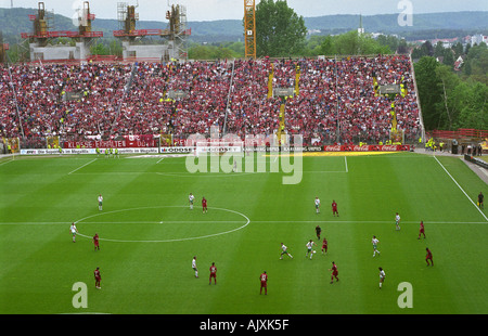 Fritz-Walter-Stadion während der Sanierung für die WM-Endrunde 2006, Kaiserslautern, Deutschland. Stockfoto