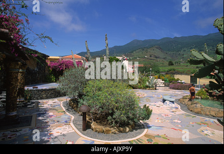 Plaza la Glorieta in Las Manchas La Palma Kanaren Spanien Stockfoto