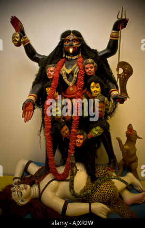 Indische Göttin Bhadrakali Stockfoto