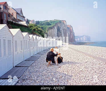 FRANKREICH NORMANDIE LES PETITES DALLES Stockfoto