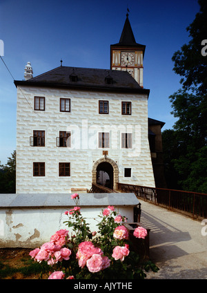 Burg / Rozmberk nad Vltavou Stockfoto