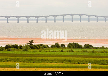 Confederation Bridge, North Carleton, PE/PEI-Prince Edward Island, Kanada Stockfoto