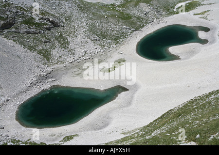 Lago di Pilato, Nationalpark Monti Sibillini, Le Marche, Italien Stockfoto