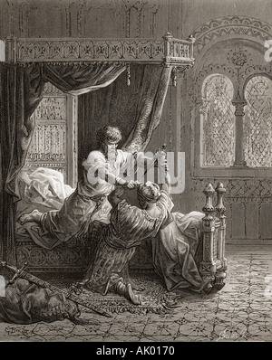 Edward I. von England, (1239 - 1307) tötet ihn. Sein Attentäter war Juni 1272. Stockfoto