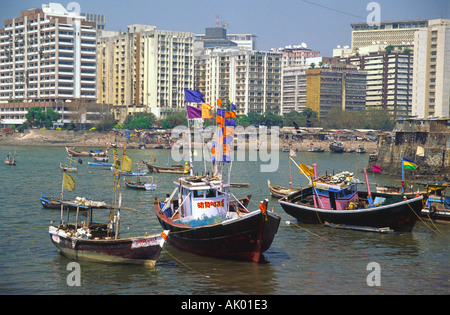 Ein Strand in Mumbai Indien Stockfoto