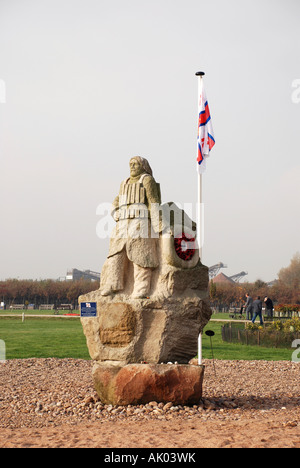 National Memorial Arboretum R N L ich Rettungsboot Denkmal Stockfoto