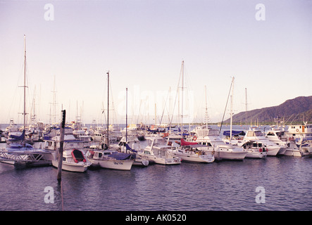 Anlegestelle Marina, Queensland Stockfoto