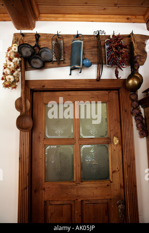 Enzian-Grill, Pec Pod Snezkou, Riesengebirge, Tschechische Republik. Stockfoto