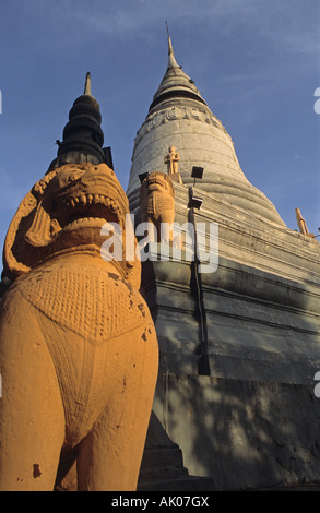 Wat Phnom Daun Penh Phnom Penh Kambodscha Stockfoto