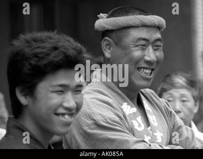 Teilnehmer des Sanno Matsuri Festival in historischer Kleidung paradieren Stadt Zentrum Straßen Tokyo Japan-Ost-Asien Stockfoto