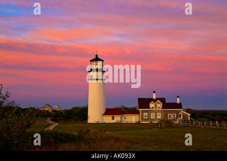 Cape Cod Lighthouse, Truro Cape Cod Stockfoto