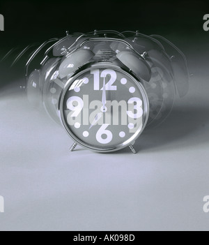 Wecker mit 7-Uhr Stockfoto