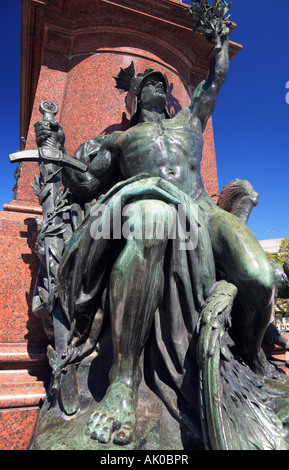 Denkmal für General José de San Martin. "Platz San Martin", in der Innenstadt, Buenos Aires, Argentinien Stockfoto