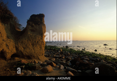 Steilküste / Timmendorf Stockfoto