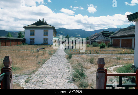 Winterpalast / Ulaan Baatar Stockfoto