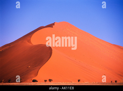 Sanddünen Soussevlei Namibia Stockfoto