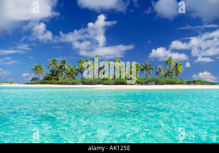 Tahitian Motu Insel in Französisch-Polynesien, Süd-Pazifik Stockfoto