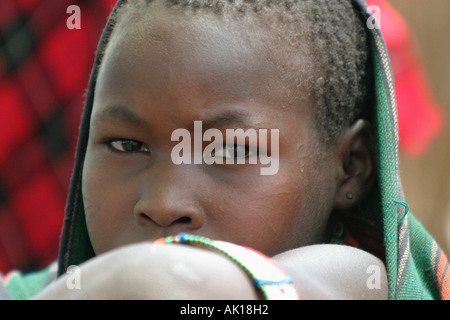 Toposa Kind / Nyanyagachor Stockfoto