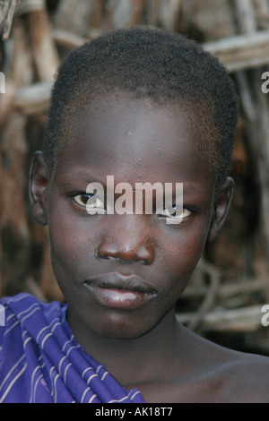 Toposa Boy / Nyanyagachor Stockfoto