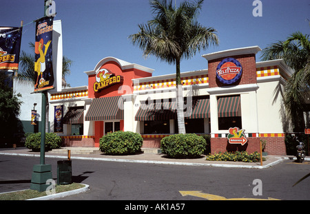 Pollo Campero in Guatemala-Stadt, Guatemala Stockfoto