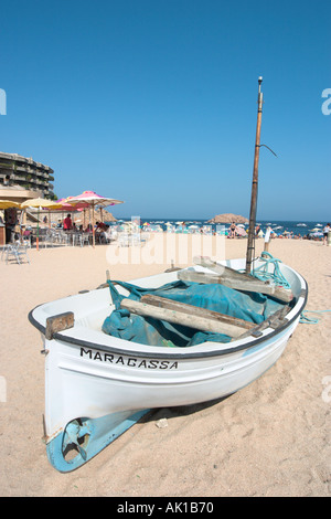 Main Beach, Tossa de Mar, Costa Brava, Katalonien, Spanien Stockfoto