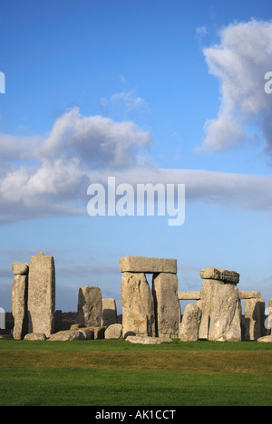 Prähistorische Monument Stonehenge, Amesbury, Wiltshire, England, Vereinigtes Königreich Stockfoto