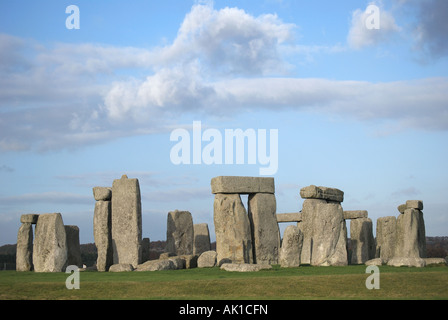 Prähistorische Monument Stonehenge, Amesbury, Wiltshire, England, Vereinigtes Königreich Stockfoto