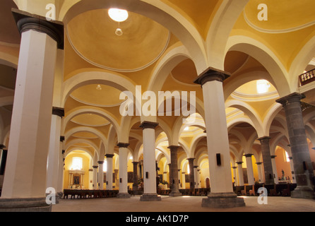 Innenraum der Capilla Real (königliche Kapelle) bei Ex-Convento de San Gabriel, Cholula, Mexiko Stockfoto