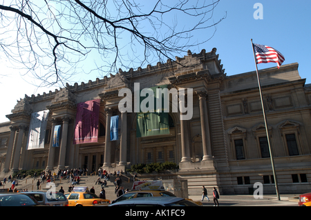 Das traf Metropolitan Museum of Art in New York City auch bekannt als The Met. Stockfoto