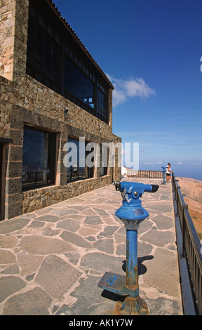 Blick vom Mirador Morro Velosa auf das Valle de Santa Ines Betancuria Fuerteventura Kanaren Spanien Stockfoto