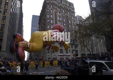 Die 2004 Macy's Thanksgiving Day Parade. Stockfoto