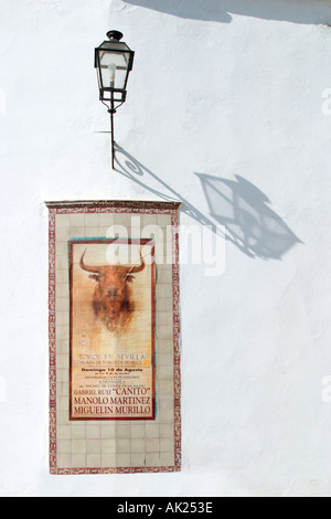 Plaza de Toros (Stierkampfarena), Sevilla, Andalusien, Spanien Stockfoto