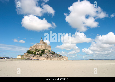 Mont Saint-Michel, Normandie, Frankreich Stockfoto