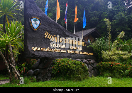 Visitor Center / Khao Sok Nationalpark Stockfoto