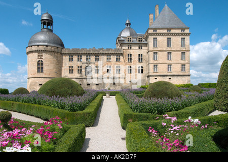 Chateau de Hautefort, Hautefort, Dordogne, Frankreich Stockfoto