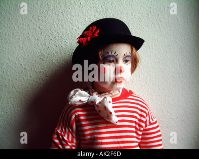 Traurige Clown Stockfoto