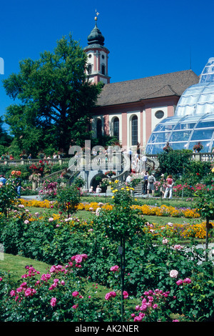 Schloss Chuch / Insel Mainau Stockfoto