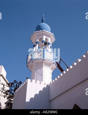 Kleine Moschee Minarett, Muscat, Sultanat von Oman Stockfoto