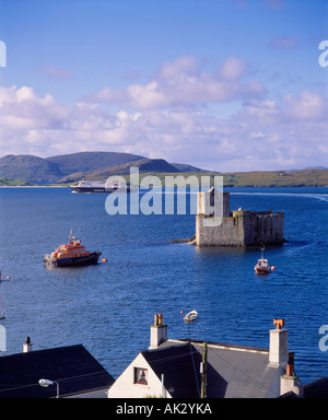Schottland, Western Isles, Isle of Barra Castlebay, Kisimul Castle Stockfoto