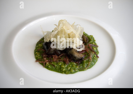 Schnecke Brei bei The Fat Duck Restaurant in Bray Stockfoto