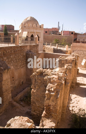 Koubba Ba'Adiyn, Marrakesch, Marokko. Stockfoto