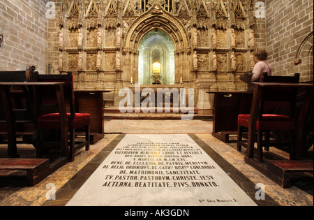 Der Heilige Kelch Kapelle, Heiliges Marys Basilika, Valencia, Spanien Stockfoto