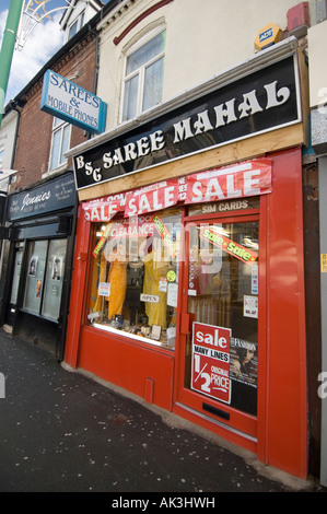 Desi-asiatische Mode-Boutiquen in Ladypool Straße birmingham Stockfoto