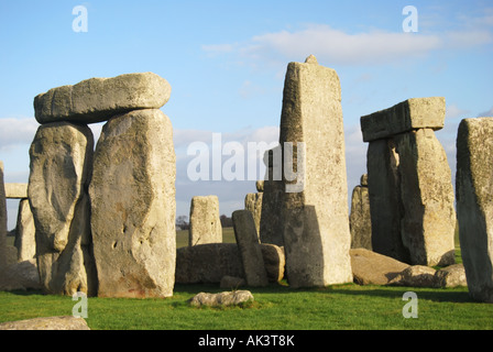 Prähistorische Monument Stonehenge, Amesbury, Wiltshire, England, Vereinigtes Königreich Stockfoto