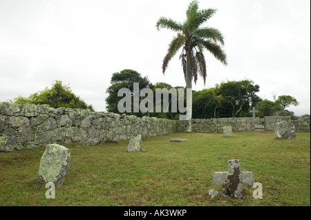 Friedhof in der Festung von Santa Teresa, Rocha, Uruguay, Südamerika Stockfoto