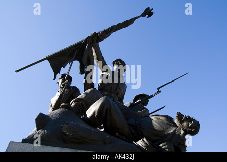 Die siegreichen kostenlos zivilen Kriegsdenkmal von John Conway in Milwaukee, Wisconsin, Stockfoto